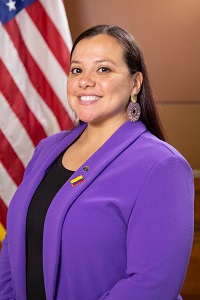 Official portrait of Karen Alzate